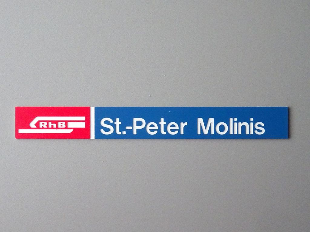 St. Peter-Molinis, kleines Format 136 x 16 mm, 2-Schicht-Kunststoff