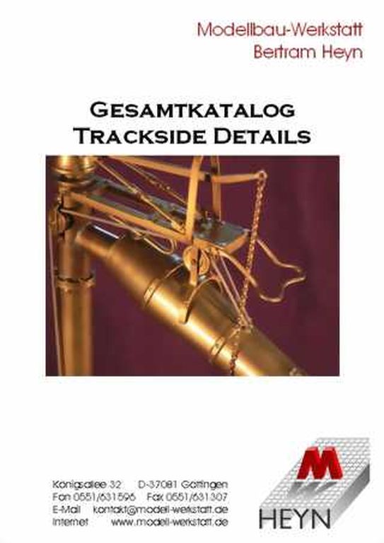 Spezialkatalog trackside-details Artikel komplett farbig bebildert