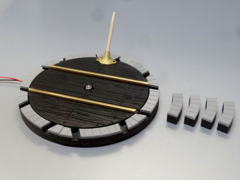 Drehscheibe 115 mm incl. 6 Abgänge