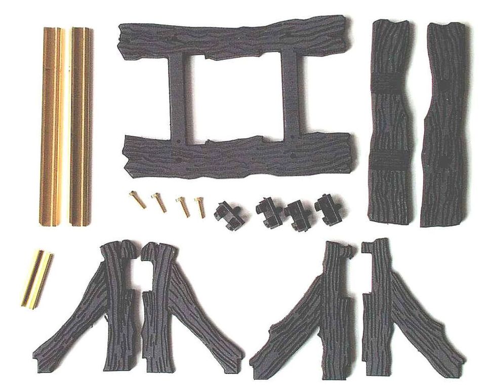 Prellbock, Modell Holzbohle, Bausatz Länge 85 mm
