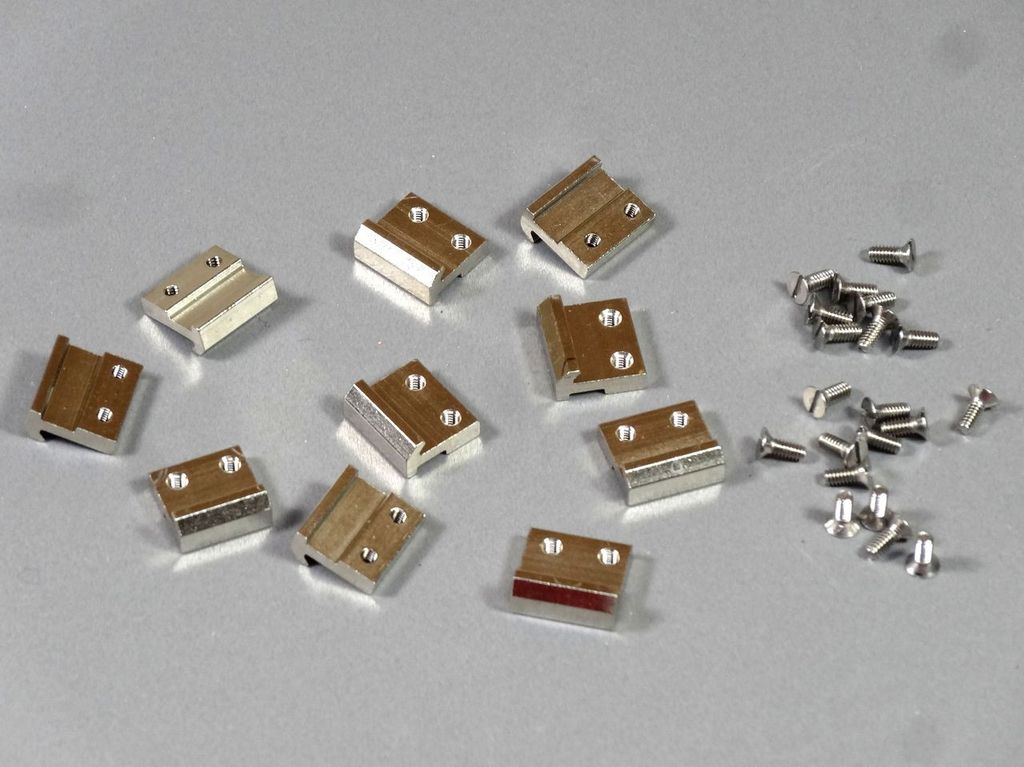 Schraubverbinder Code 250 Massoth, vernickelt, 10er-Pack