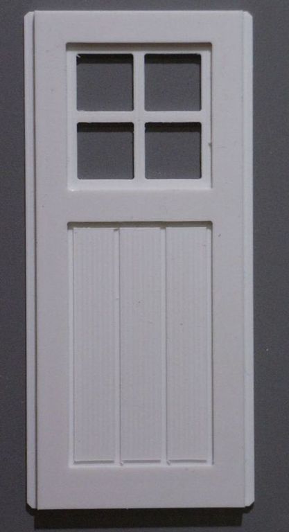 Tür Schuppen mit Fenster 95 x 40 mm