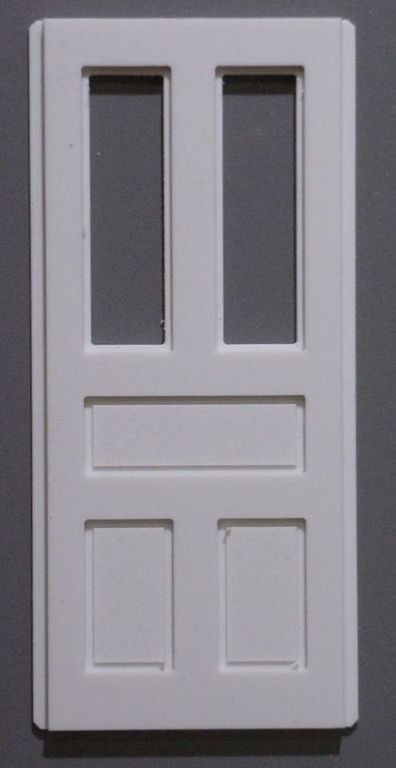 Tür Landhaus mit Fenster 95 x 40 mm