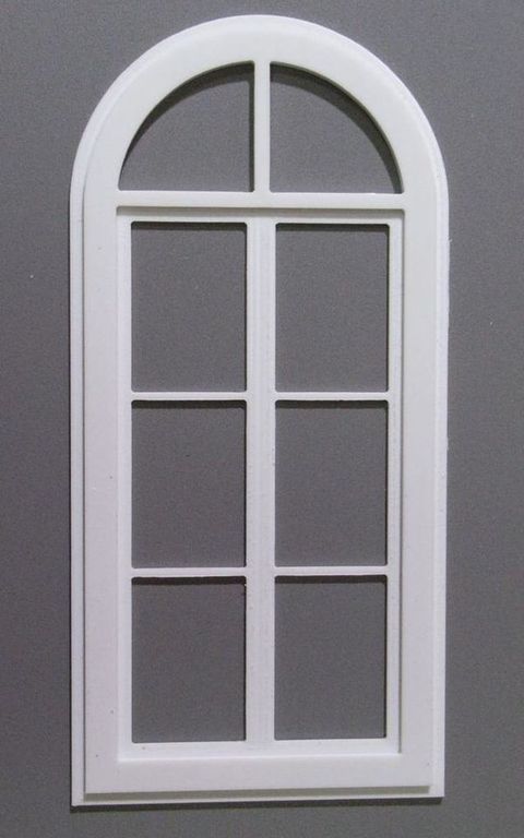 Bogenfenster Lauenbrück A, 4er-Set 50 x 108 mm