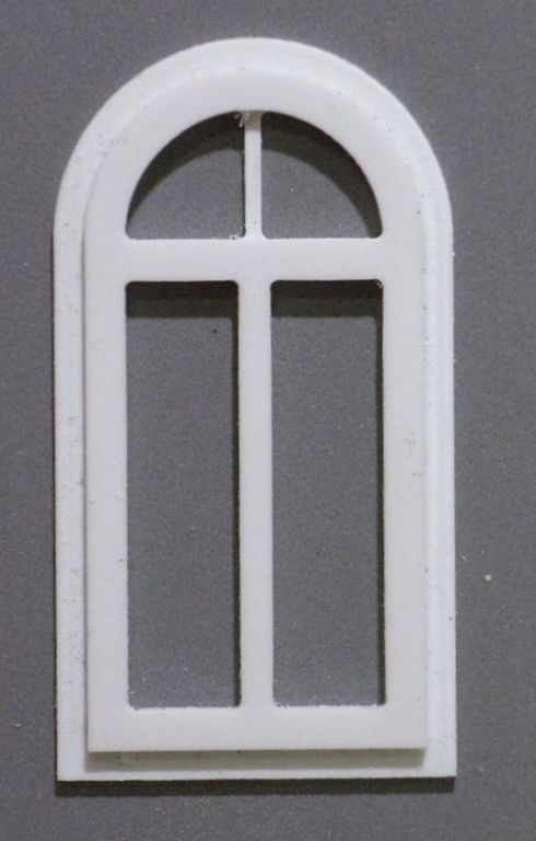 Bogenfenster Lauenbrück C, 4er-Set 22 x 44 mm