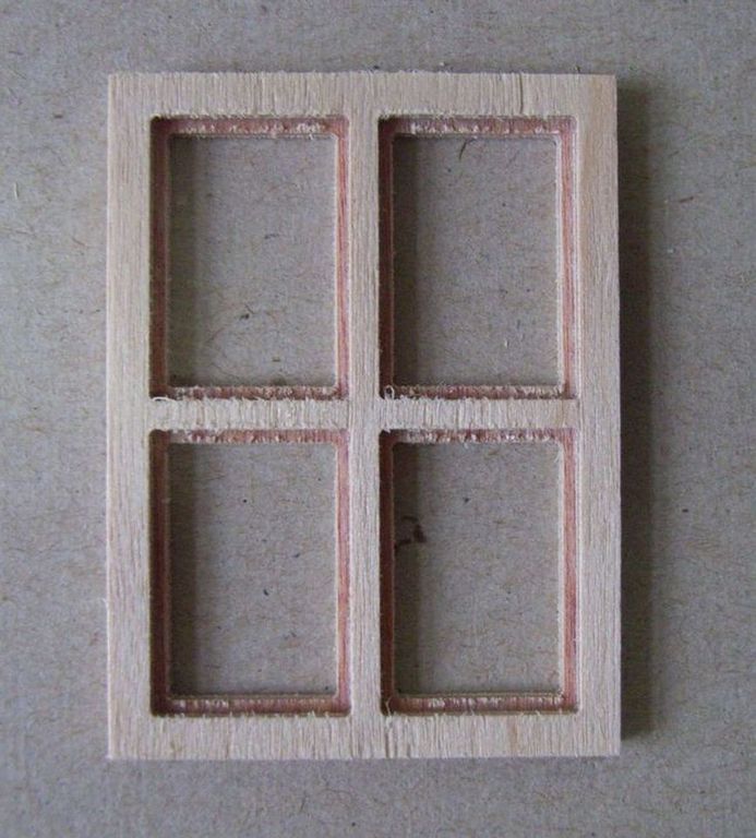 Holzfenster Bloxxs F 37,5 x 50 mm