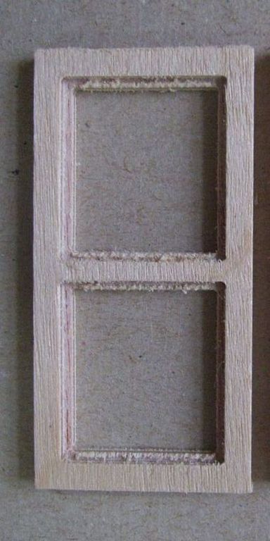 Holzfenster Bloxxs G 25 x 50 mm