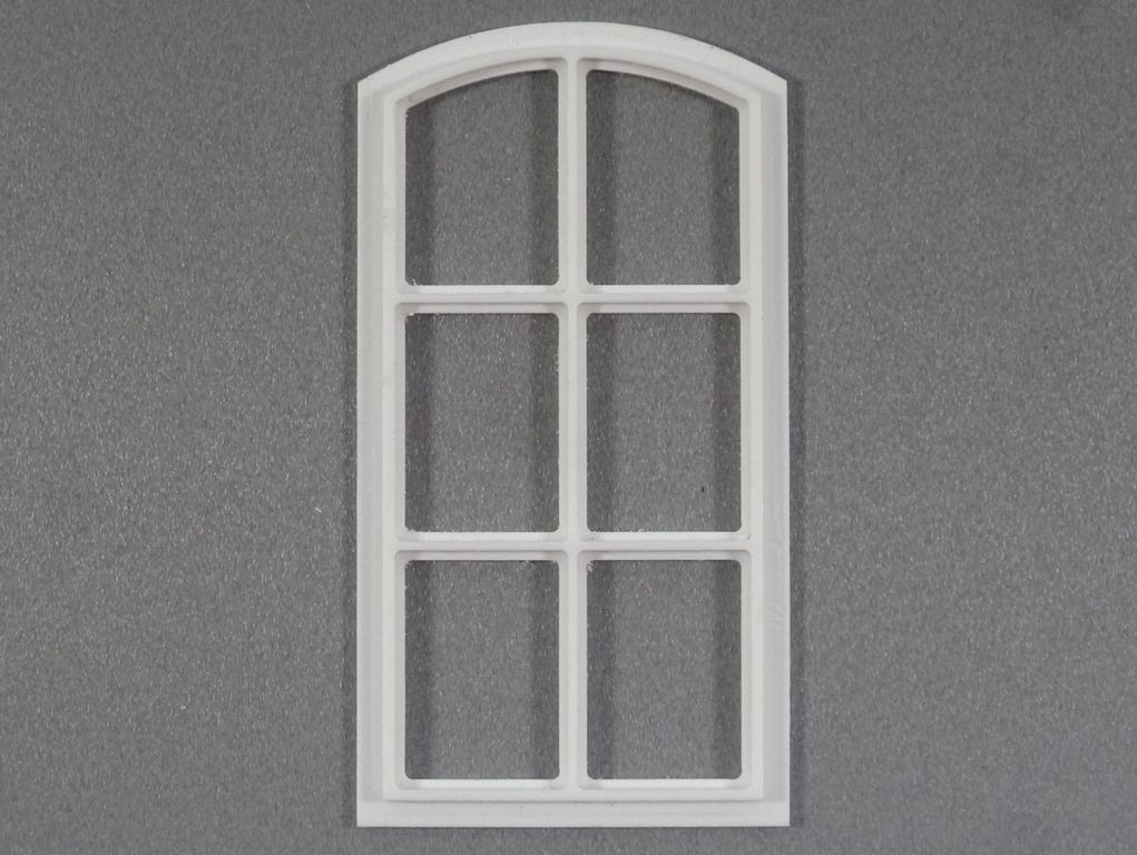 Stichbogen-Fabrikfenster C 26 x 56 mm