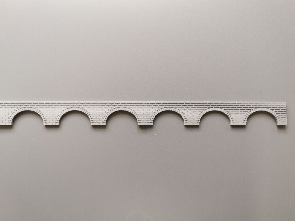 Ziegelbögen mittelgroß ca. 500 x 45 mm