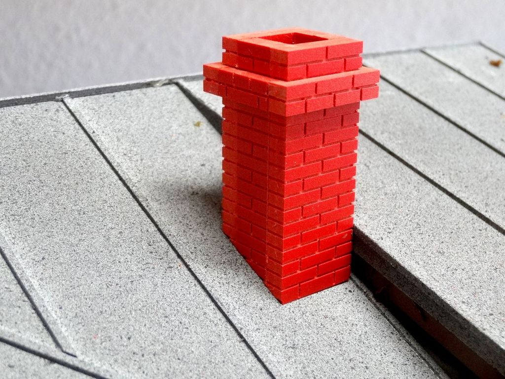 Schornstein 22 x 22 x 61 mm