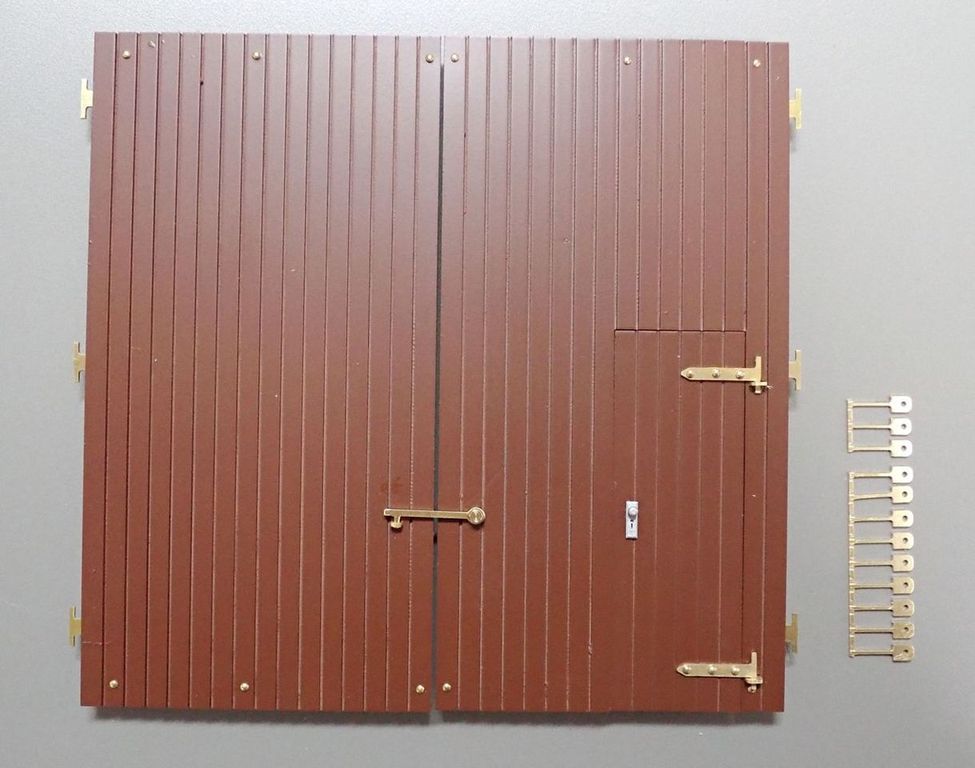 Toranlage funktionsfähig, Bausatz max. 173 x 168 mm