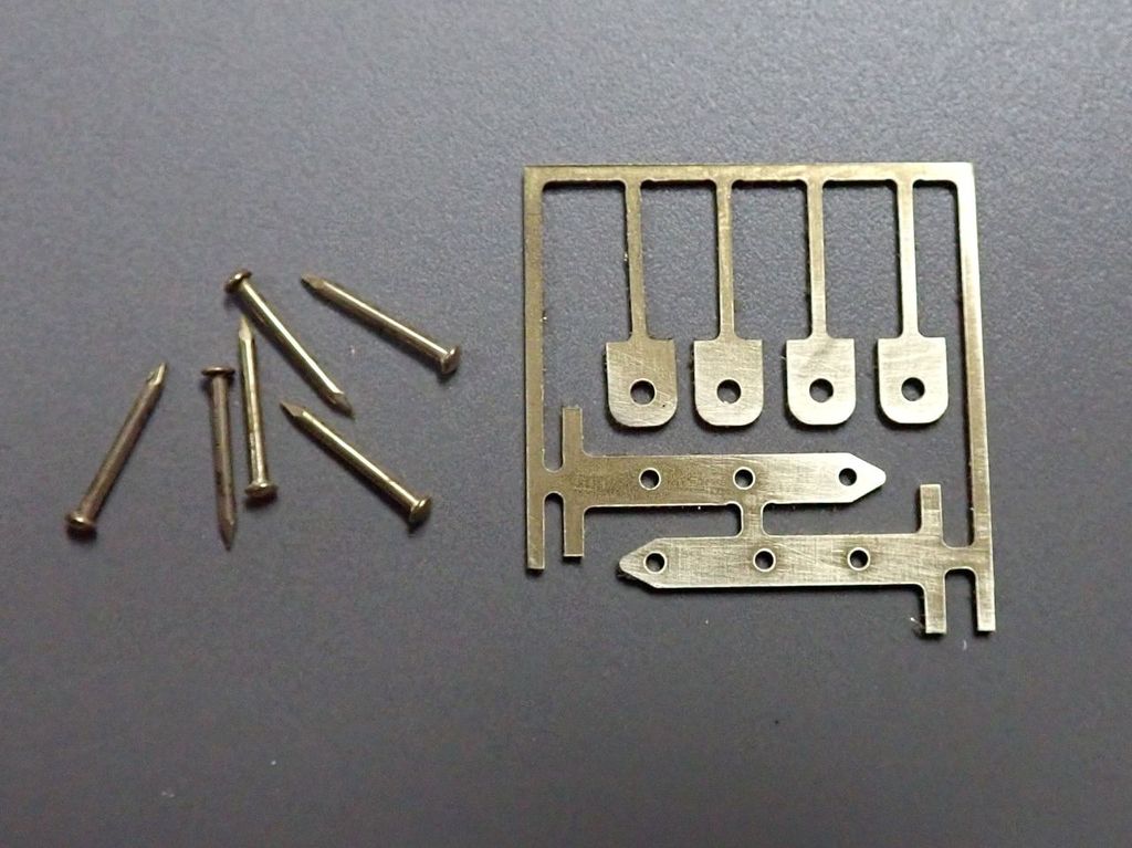 Scharnierset für Türen funktionsfähig Länge ca. 19,5 mm