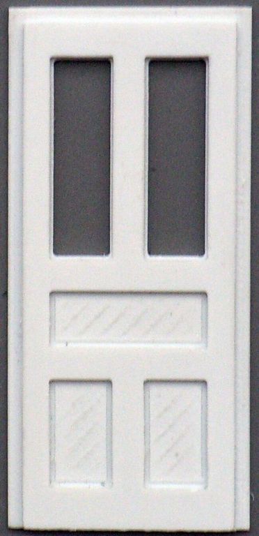 Tür Landhaus mit Fenster, 1:32 65 x 28 mm