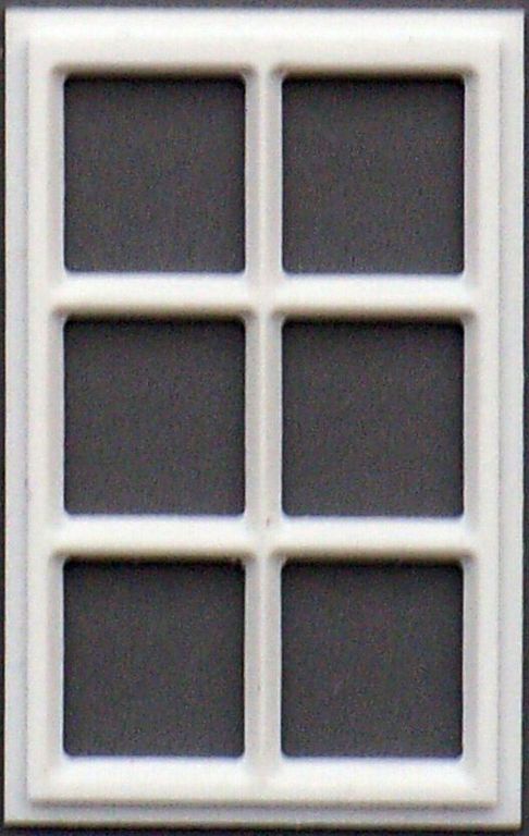 Fenster Trafostation, 1:32, 4er-Set 25 x 40  mm