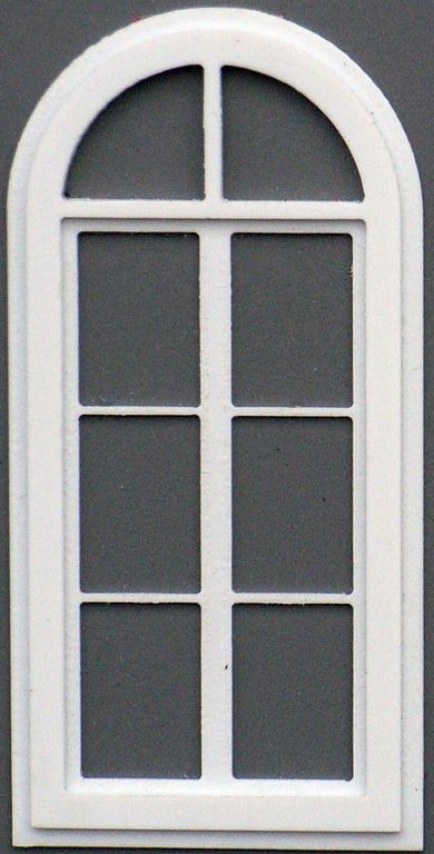 Bogenfenster Lauenbrück A, 1:32 35 x 75 mm