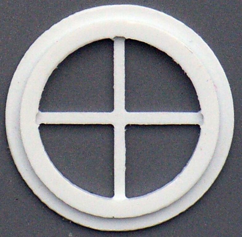 Rundfenster Lauenbrück E, 1:32, 4er-Set D = 27 mm
