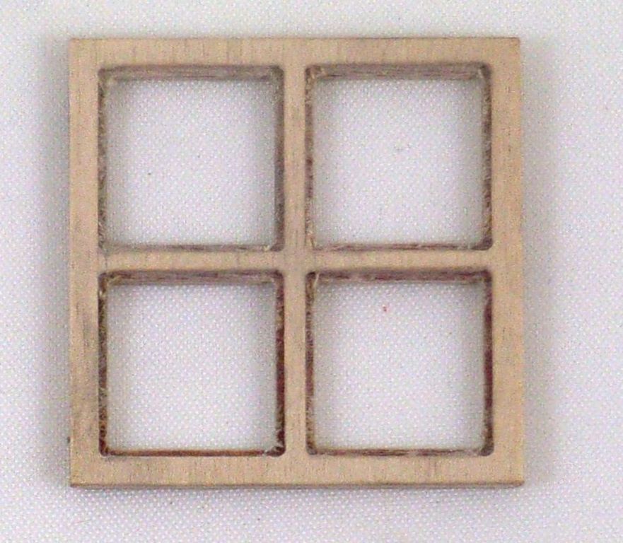 Holzfenster Bloxxs J 1:32 30 x 30 mm