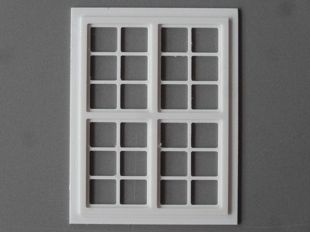 Fenster Kaisertor A, 1:32, 4er-Set 45 x 60 mm