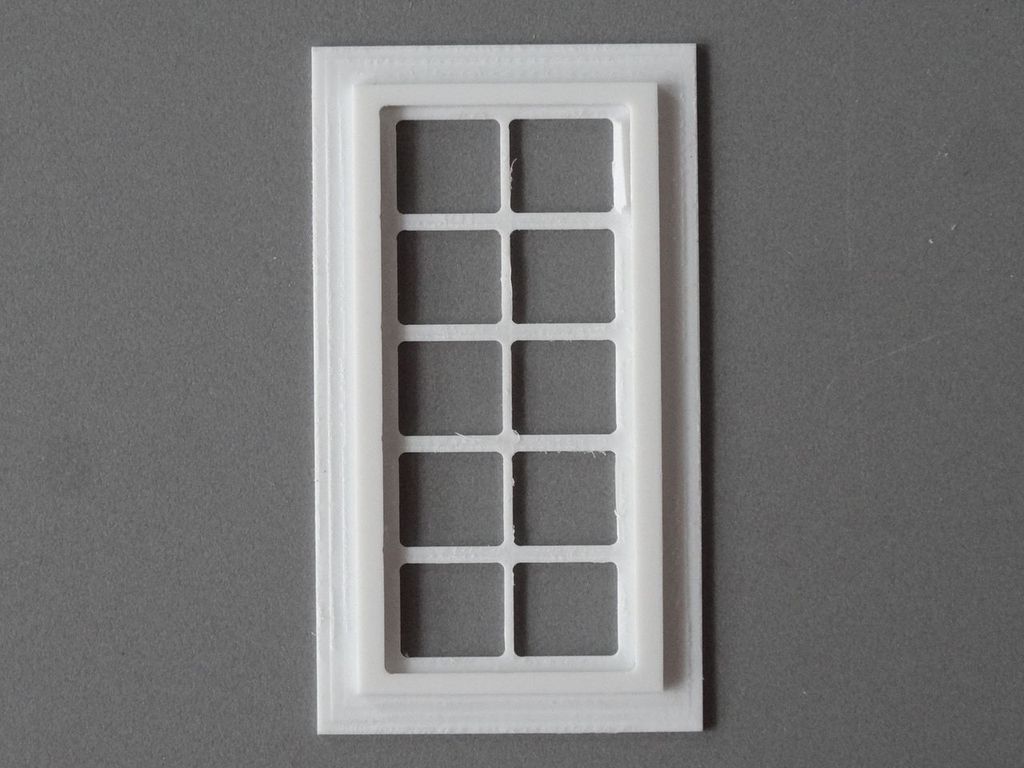 Fenster Kaisertor C, 1:32, 4er-Set 22,5 x 45 mm