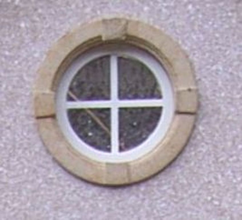 Fenstergewände für Rundfenster Lauenbrück, sandstein 54 x 54 mm