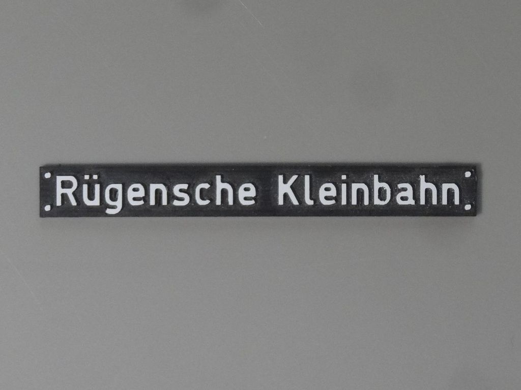 Rügensche Kleinbahn klein 35 x 4 mm, 2-Schicht-Kunststoff
