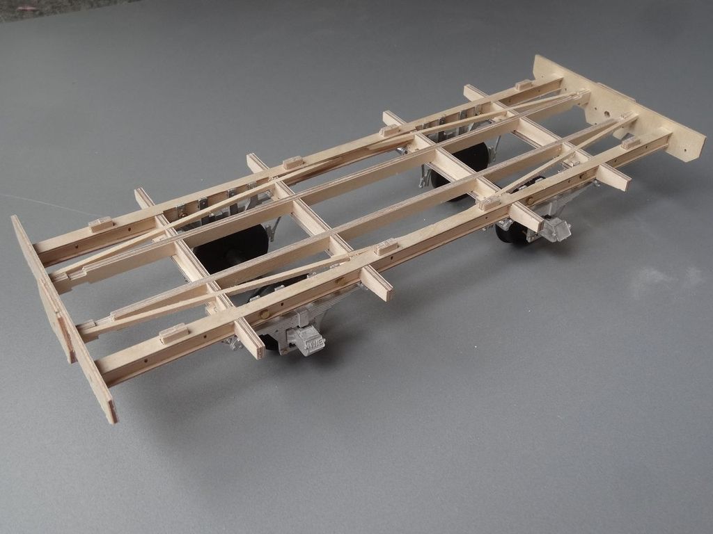 Chassis incl. Fahrwerk GM+, 991+ 270 x 105 mm