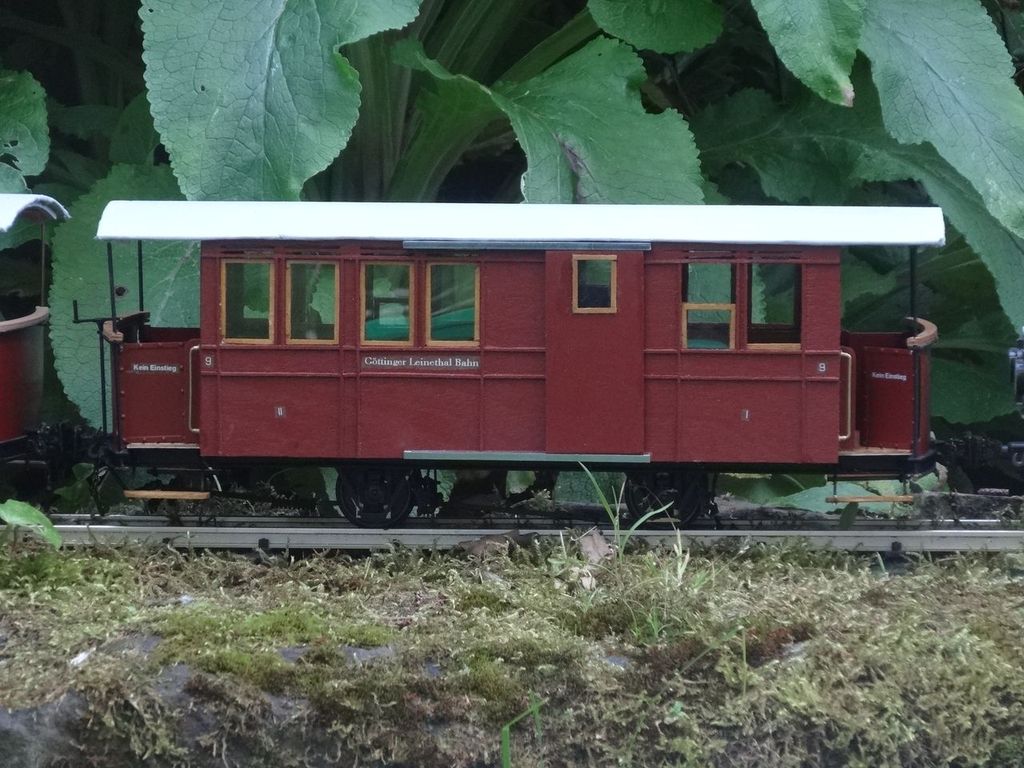 Chiemseebahn Packwagen, kompletter Bausatz, 380 x 120 x 135 mm