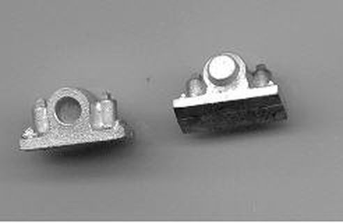 Achslager, verschraubt, 4 Stück 13x7x7mm Bohrung: 3mm, 4 Stück