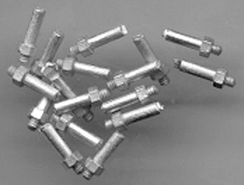 Bolzen 1, 2 Quadrat-Mutter 20 Stück