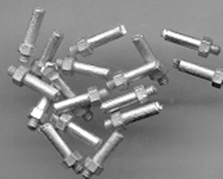 Bolzen 1, 2 Sechseck-Mutter 20 Stück