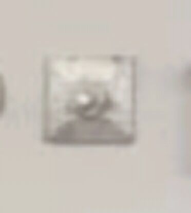 Zugbandendbefestigungen, quadratisch 16 Stück, 8,5x8,5 mm