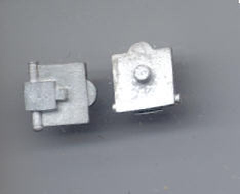 Achslagerdeckel für Bachmann Archbar-trucks 8 Stück, 10x12x4mm