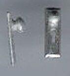 Haustürgriff auf Platte, 8 Stück