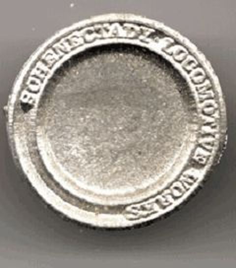 Lok-Fabrikschild Schenectady Locomotive Works