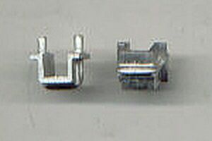 Rungenhalterungen mit 1 Verstärkung 10 Stück, 9x7x7 mm