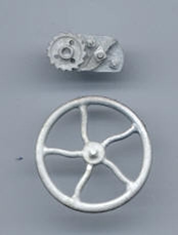 Bremsrad mit -Ratsche 16  1 Paar, Rad: 20x1mm , Bremse: 13x7mm