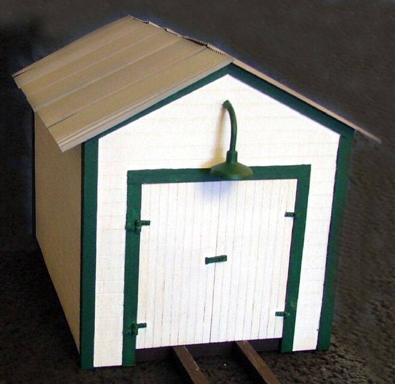 Draisinen- und Geräteschuppen 155 x 125 x 155 mm