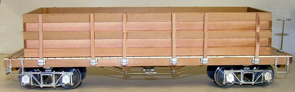 Hochbordwagen. 4-achsig