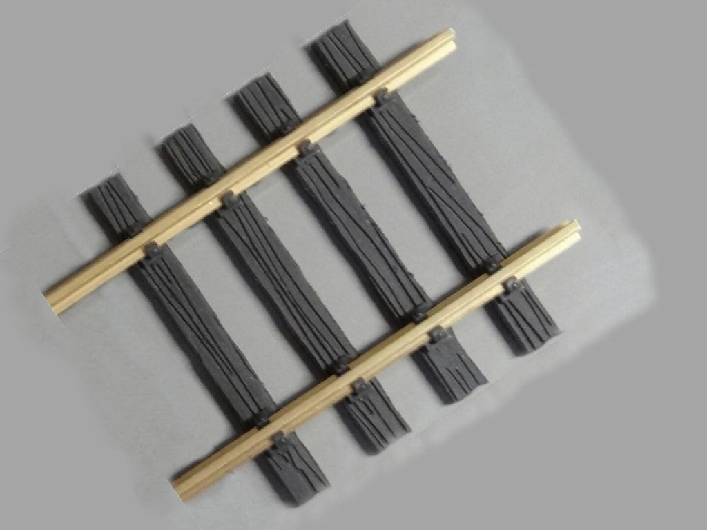 Regelspurgleis Gerade 125 mm 64 mm