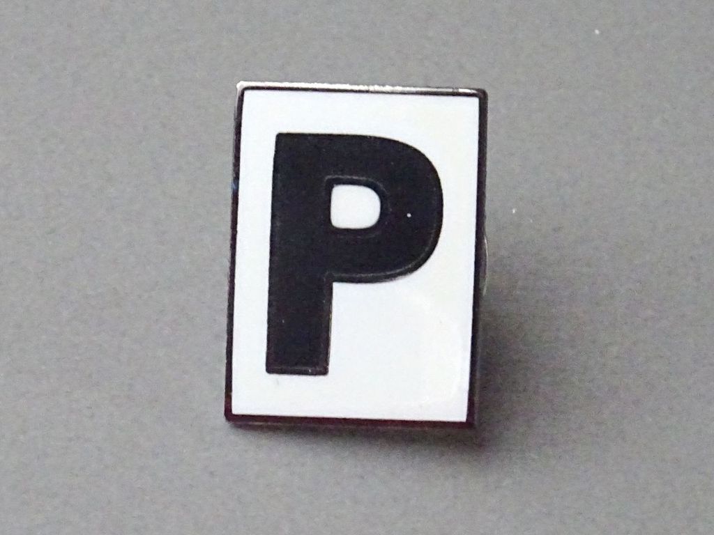 Pfeiftafel Pf 1 für 1:32 11 x 16 mm, Rahmenemailletechnik, Pin