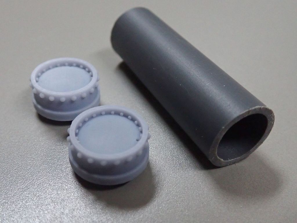 Luftkessel US Lokomotiven D = 16 mm Länge max. 65 mm, 3D-Druck