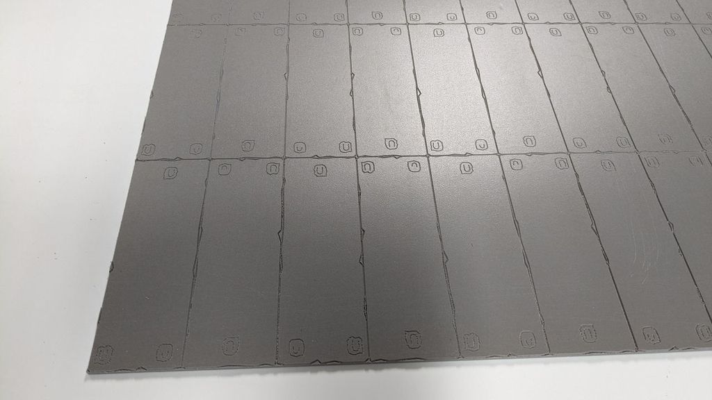 Bauplatte Betonplatten DDR ca. 600 x 500 x 3 mm, PVC-Hartschaum