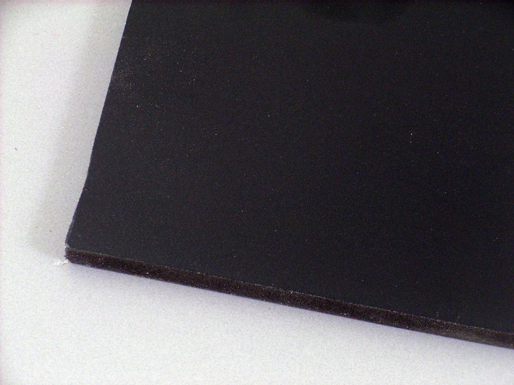 Kömatex schwarz 3mm 500 x 300 mm, PVC-Hartschaum, wetterfest