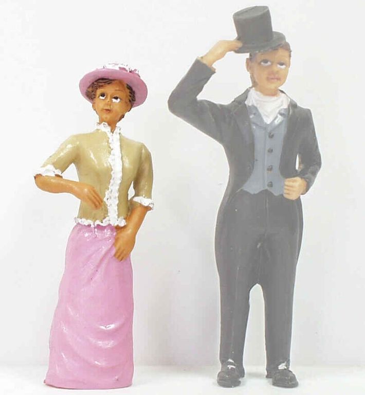 Festliche Dame Höhe 80 mm