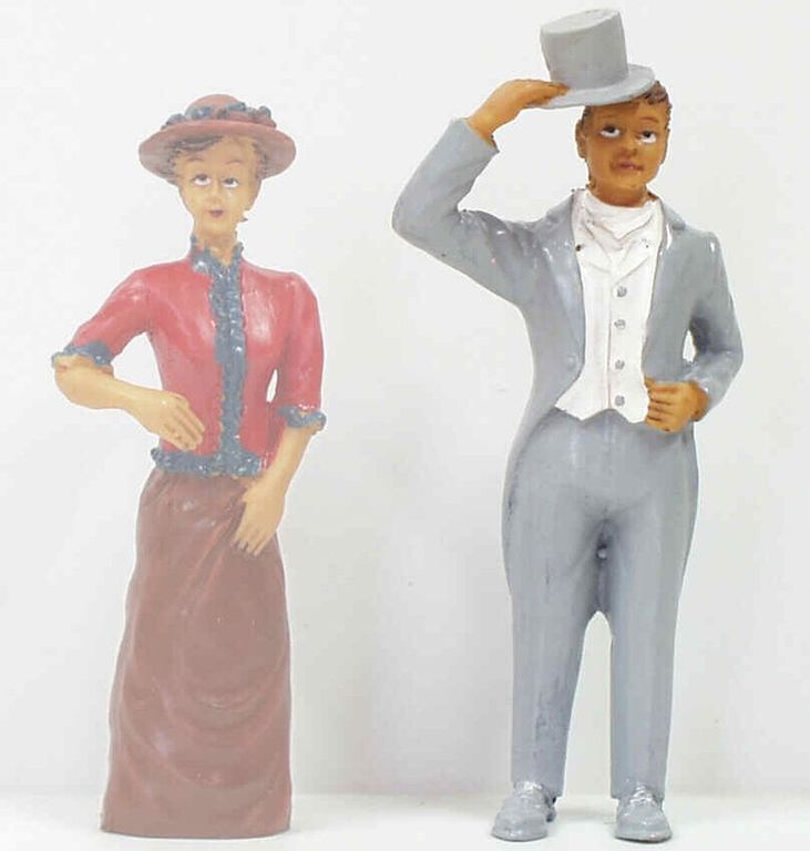 Festlicher Herr mit Zylinder Höhe 90 mm