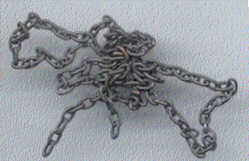 Messing-Kette 3,5x2,0 mm, 30 cm, schwarz brüniert