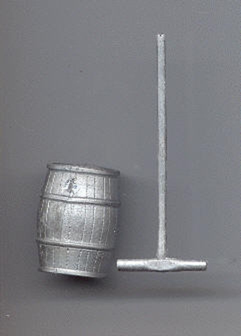 Schienennagelhammer & -Fass 2 Teile