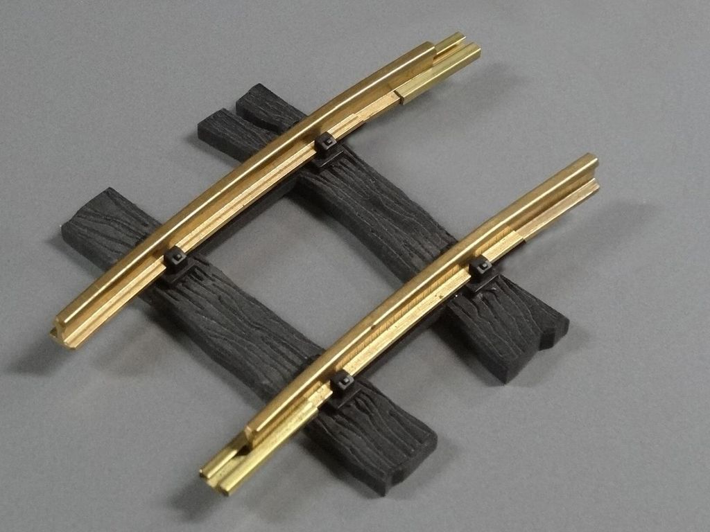 Feldbahngleis Bogen 15°, R0 Achsradius 422mm