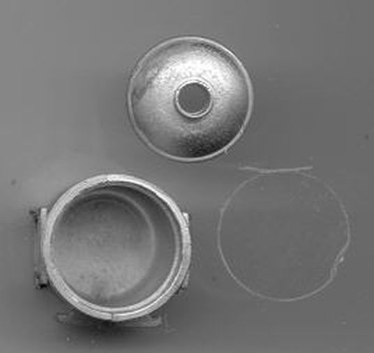 Frontlicht zylinderförmig 18x17x18mm