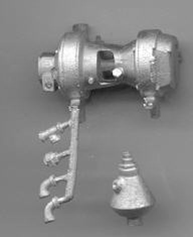 Dampf-Generator mit Schalldämpfer, Bausatz 23x13x13mm